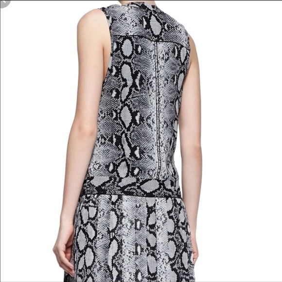 NWOT Proenza Schouler 100% Silk Python Dress - Picture 2 of 7